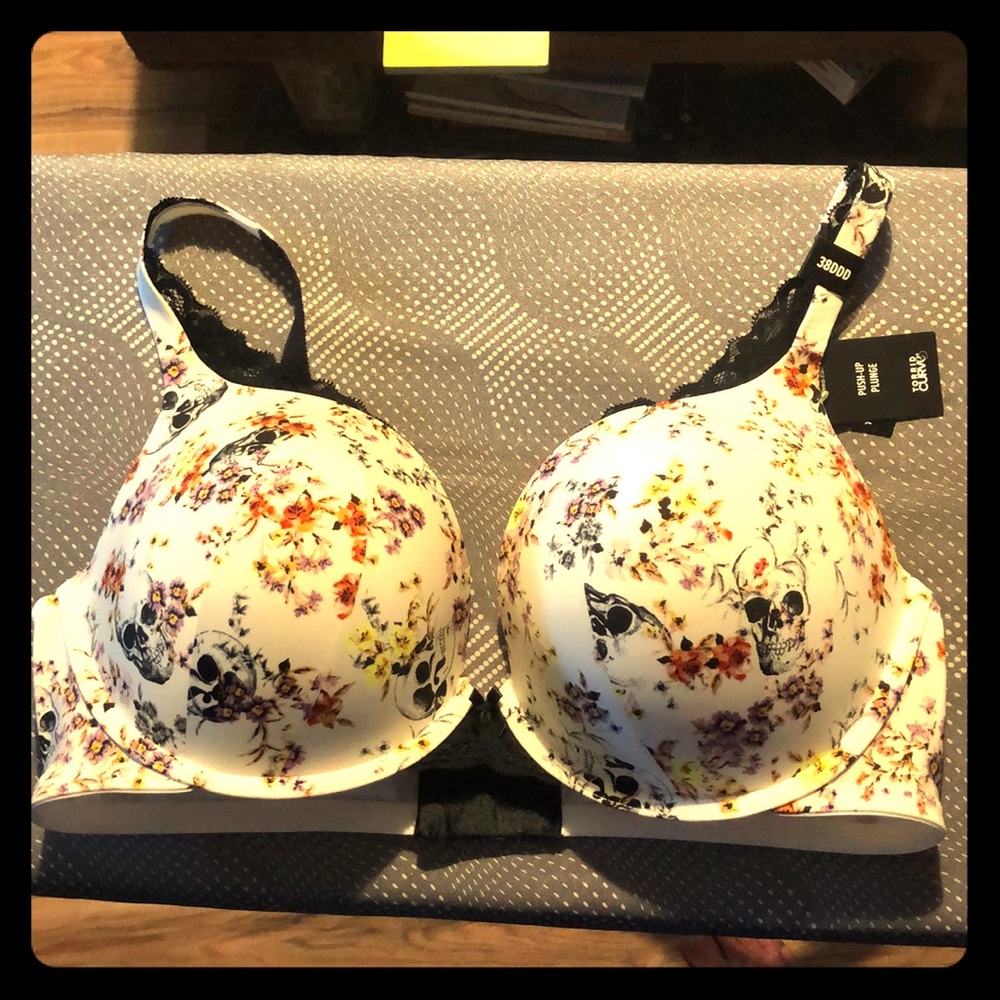 Torrid Push-up plunge skull bra